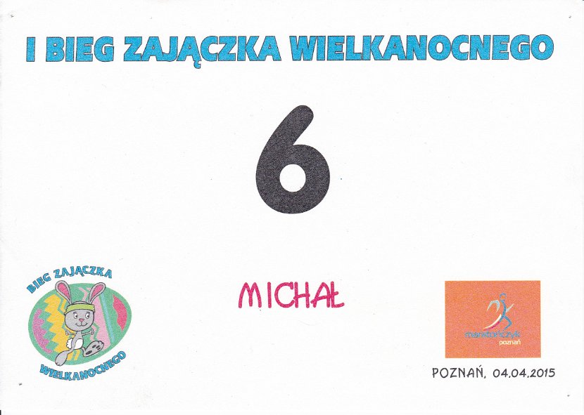 I Bieg Zajączka Wielkanocnego
