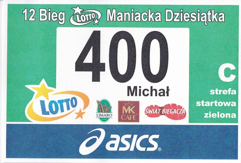 12 Bieg LOTTO Maniacka Dziesiątka