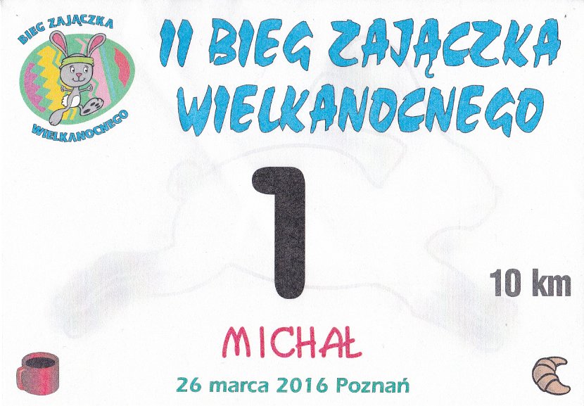 II Bieg Zajączka Wielkanocnego