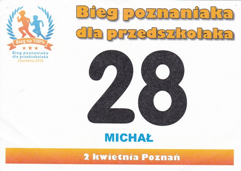 Bieg Poznaniaka Dla Przedszkolaka