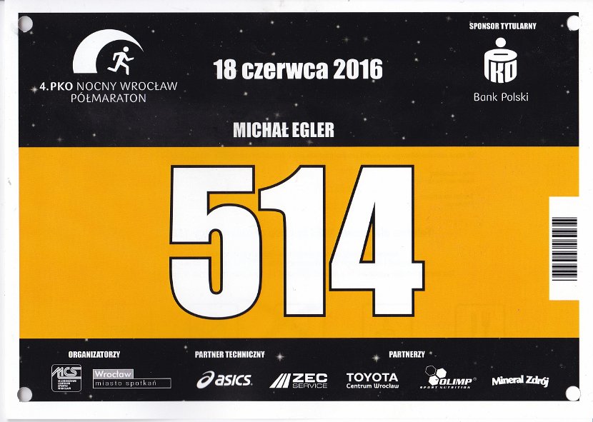 4. PKO Nocny Wrocław Półmaraton